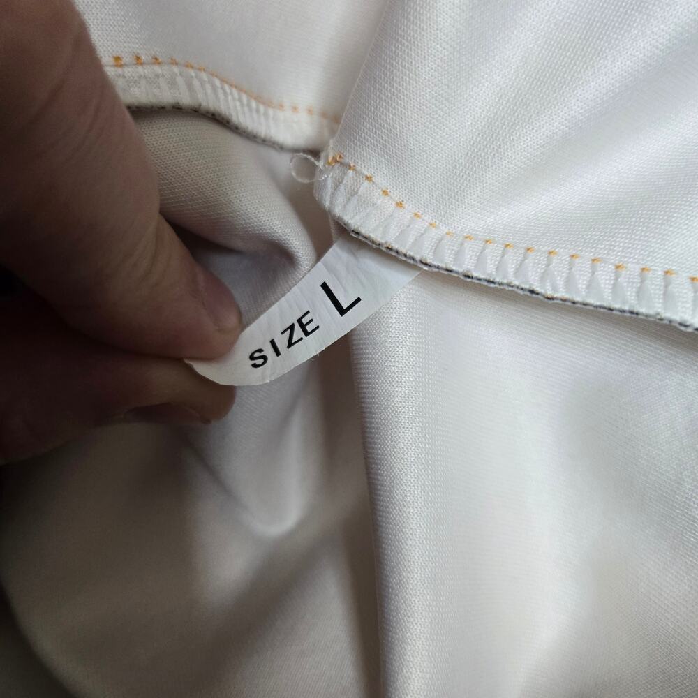 Naruto Hoodie Sweatshirt Mens Large Orange Anime Zip up 0639 - Picture 5 of 8